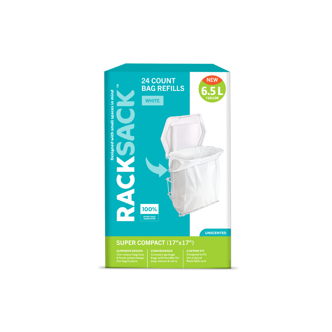 Rack Sack Super Compact White 24 Count Refill Bags