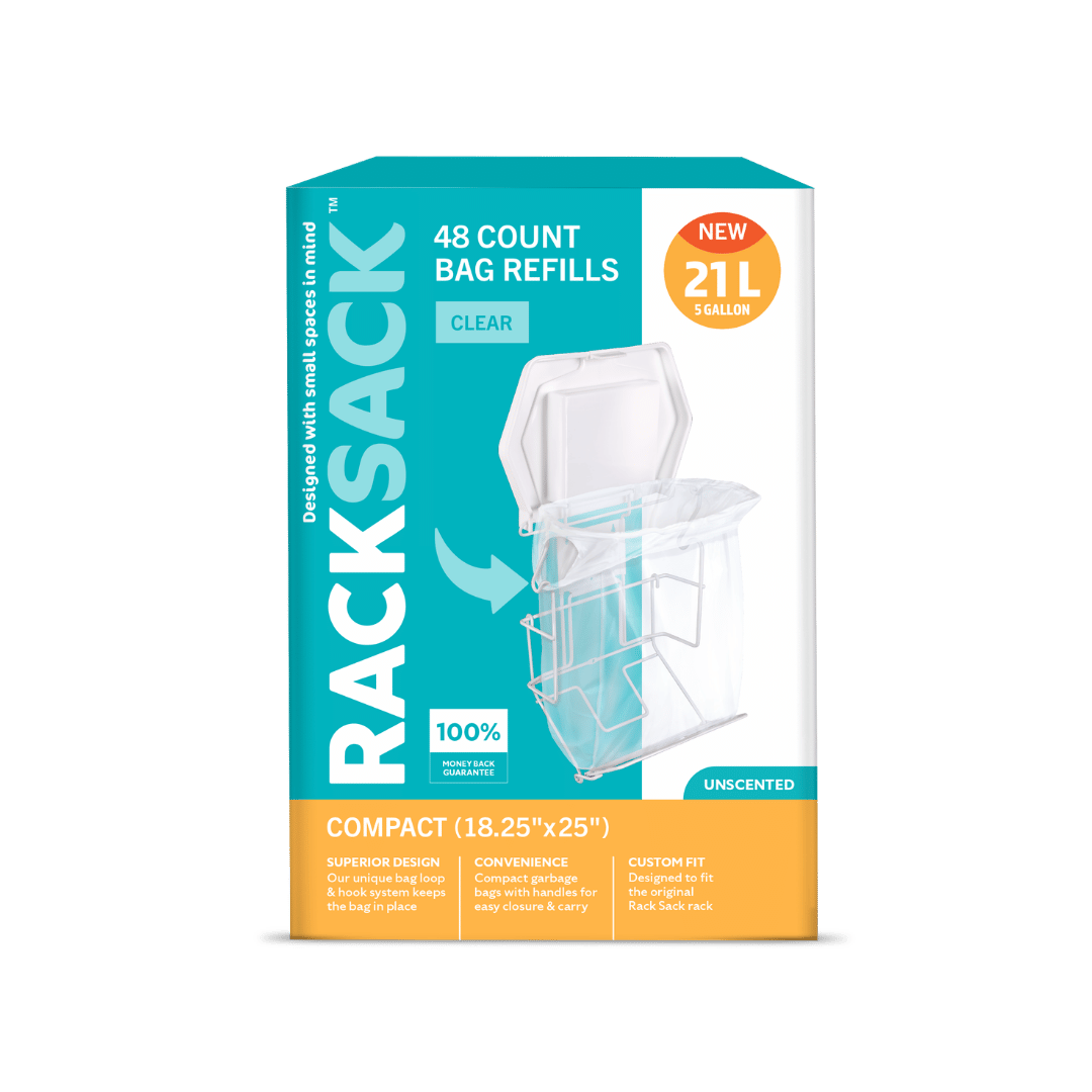 Rack Sack Compact Clear 48 Count Refill Bags