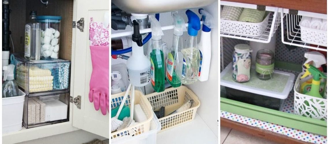 Small Space Management in the kitchen under the sink area